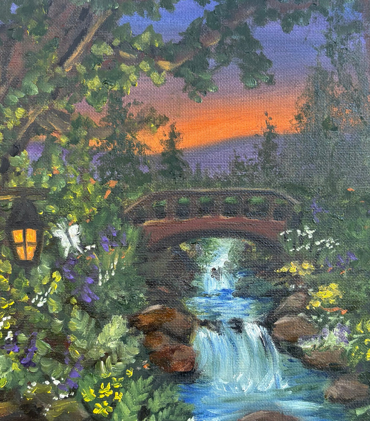 Detail of Just Before Nightfall