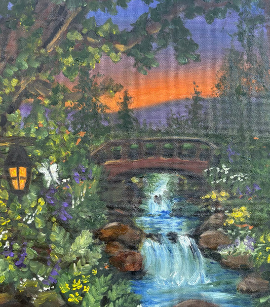 Detail of Just Before Nightfall