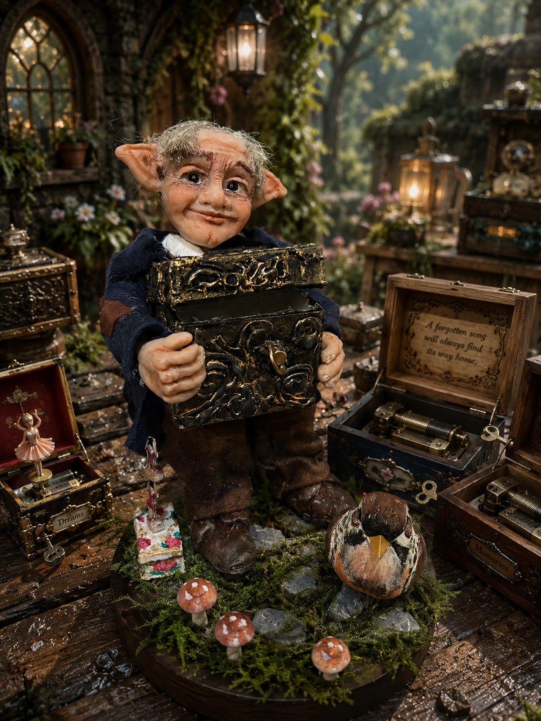 Uncle Milo — Keeper of Forgotten Songs – Dolores Montijo Art
